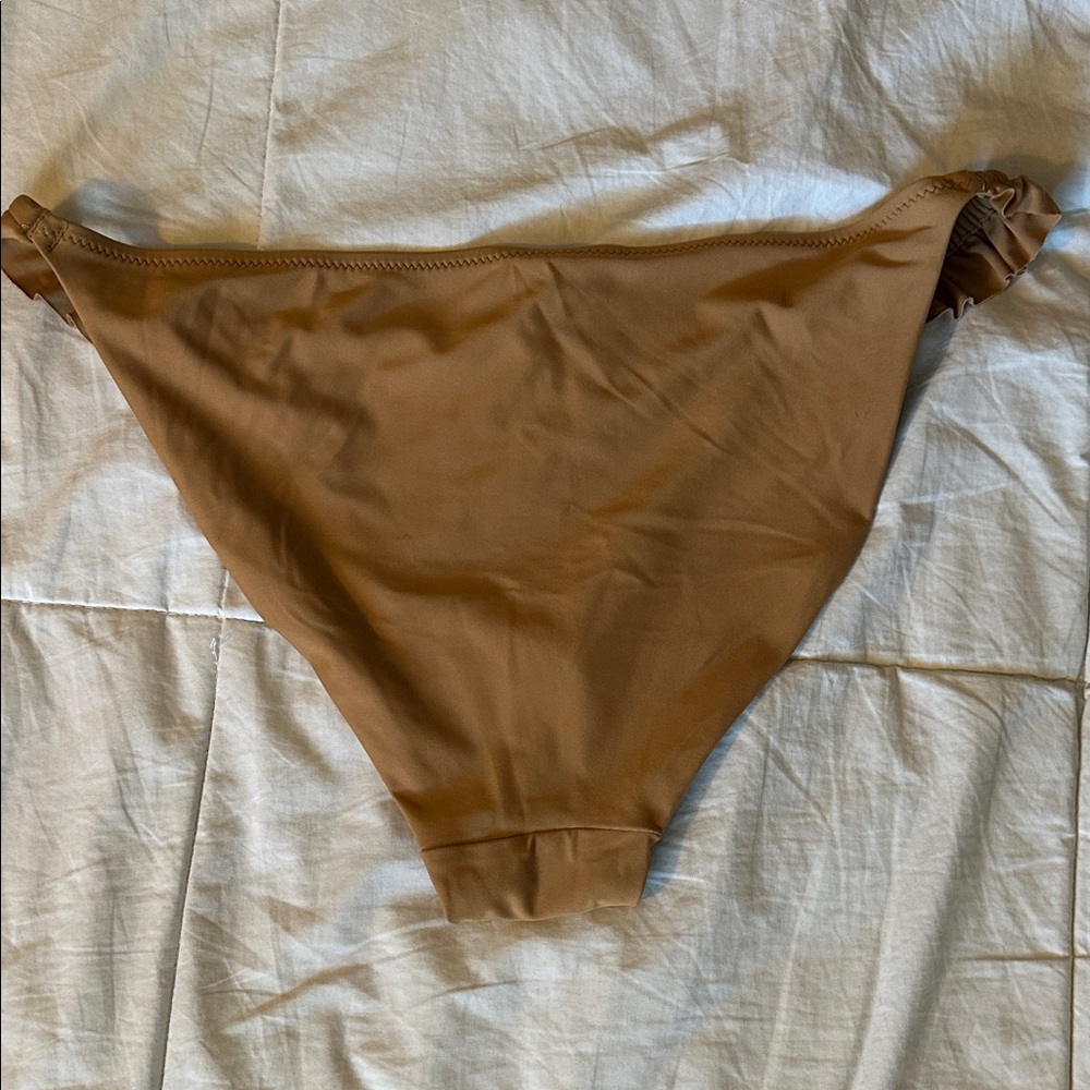 Brown Ruffle Bikini Bottom - Picture 2 of 2